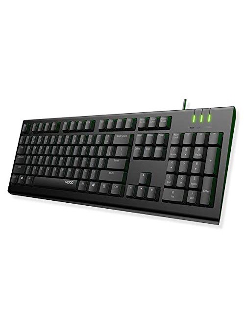 Rapoo NK1800 Spill Resistant Wired Keyboard